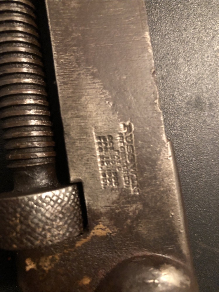 Vintage Russwin Adjustable monkey Pipe Wrench