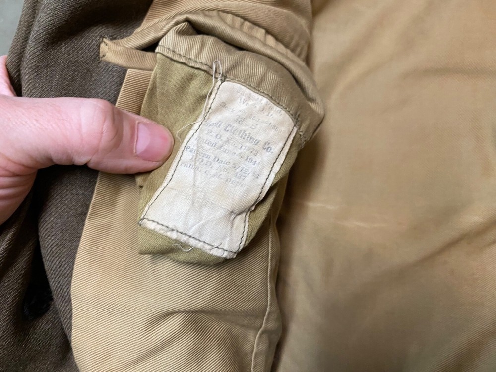 ORIGINAL WWII US ARMY EM NCO M1944 CLASS A IKE JACKET- SMALL SHORT 38S
