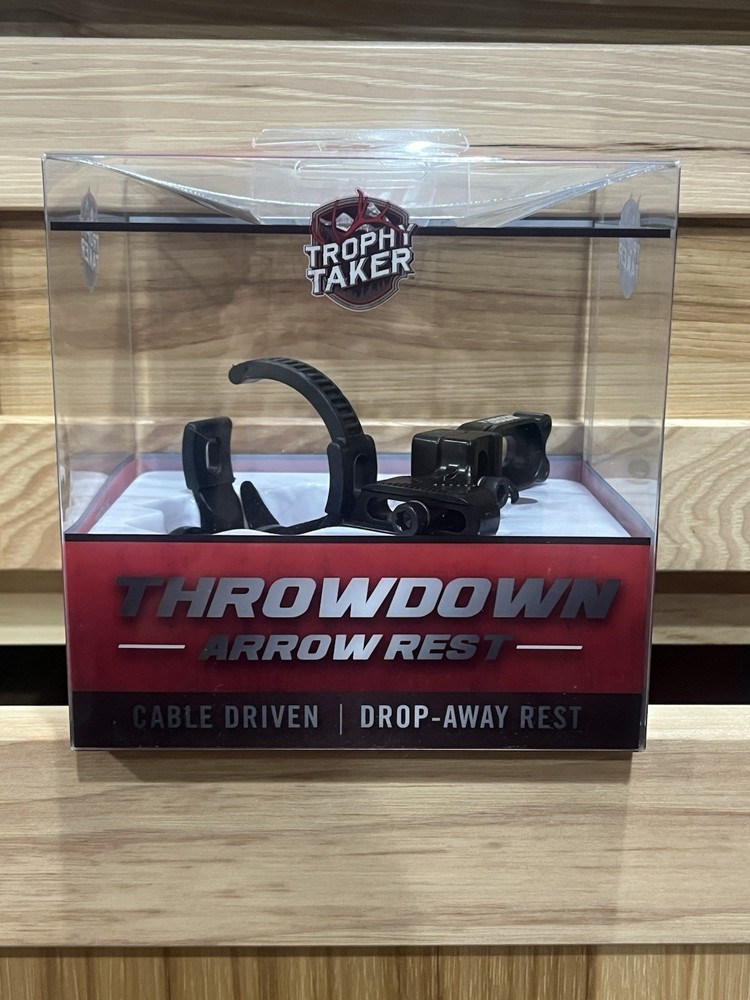 Trophy Taker T3402 Throwdown Arrow Rest - Cable Driven - Drop-Away Rest - 00063