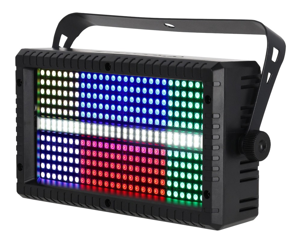 (2) Rockville STAGE PANEL 336 DJ Visual Effect Lights w/DMX/Strobe/Wash/Matrix