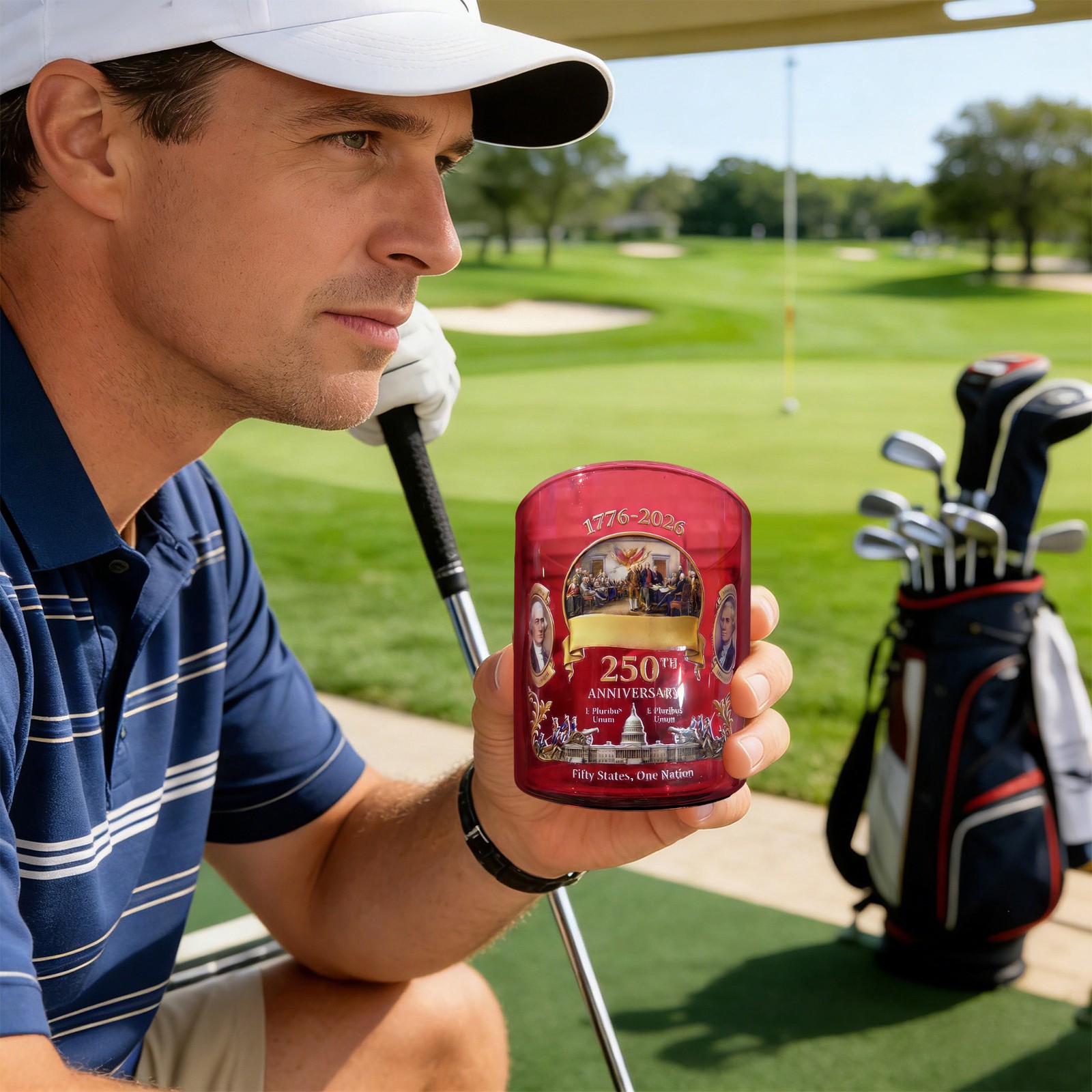 America 250th Anniversary “We The People” Heritage Whiskey Glass