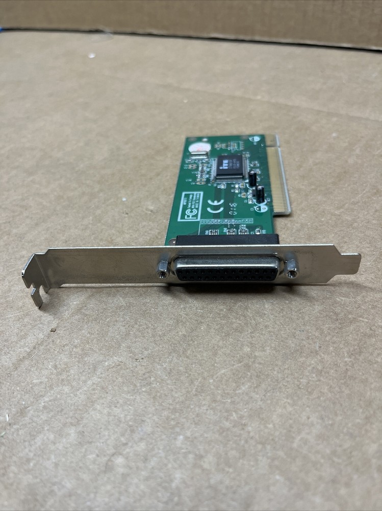 iTE MP8875 Parallel PCI Controller Card Pre-owned IT8875F Tested Working
