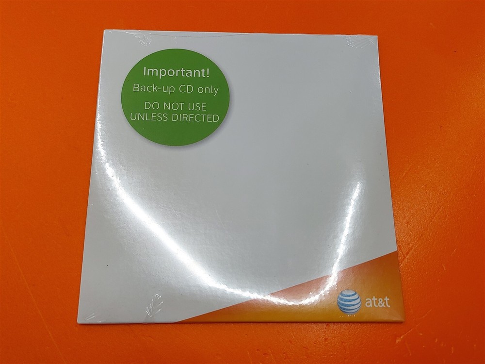⭐️⭐️⭐️⭐️⭐️ NEW AT&T Important Back Up CD Only ATT82000596