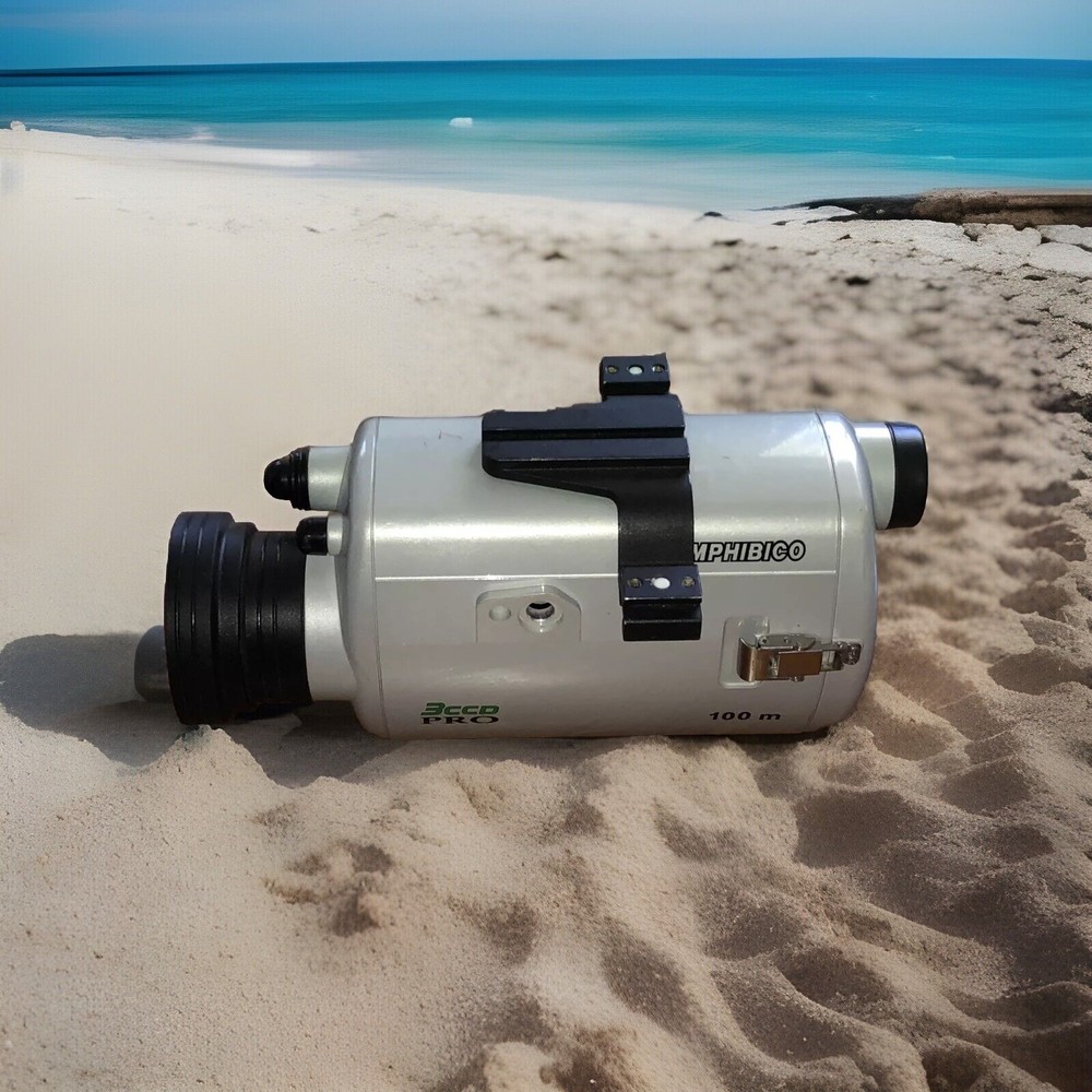 Amphibico 3CCD PRO Underwater Diving Case For Camera Camcorder Silver UNTESTED