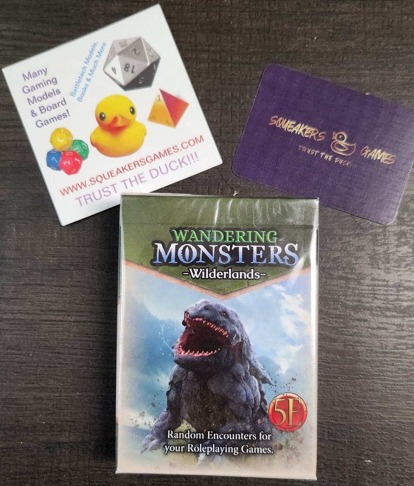 Wandering Monsters Deck: Wilderlands (5E)