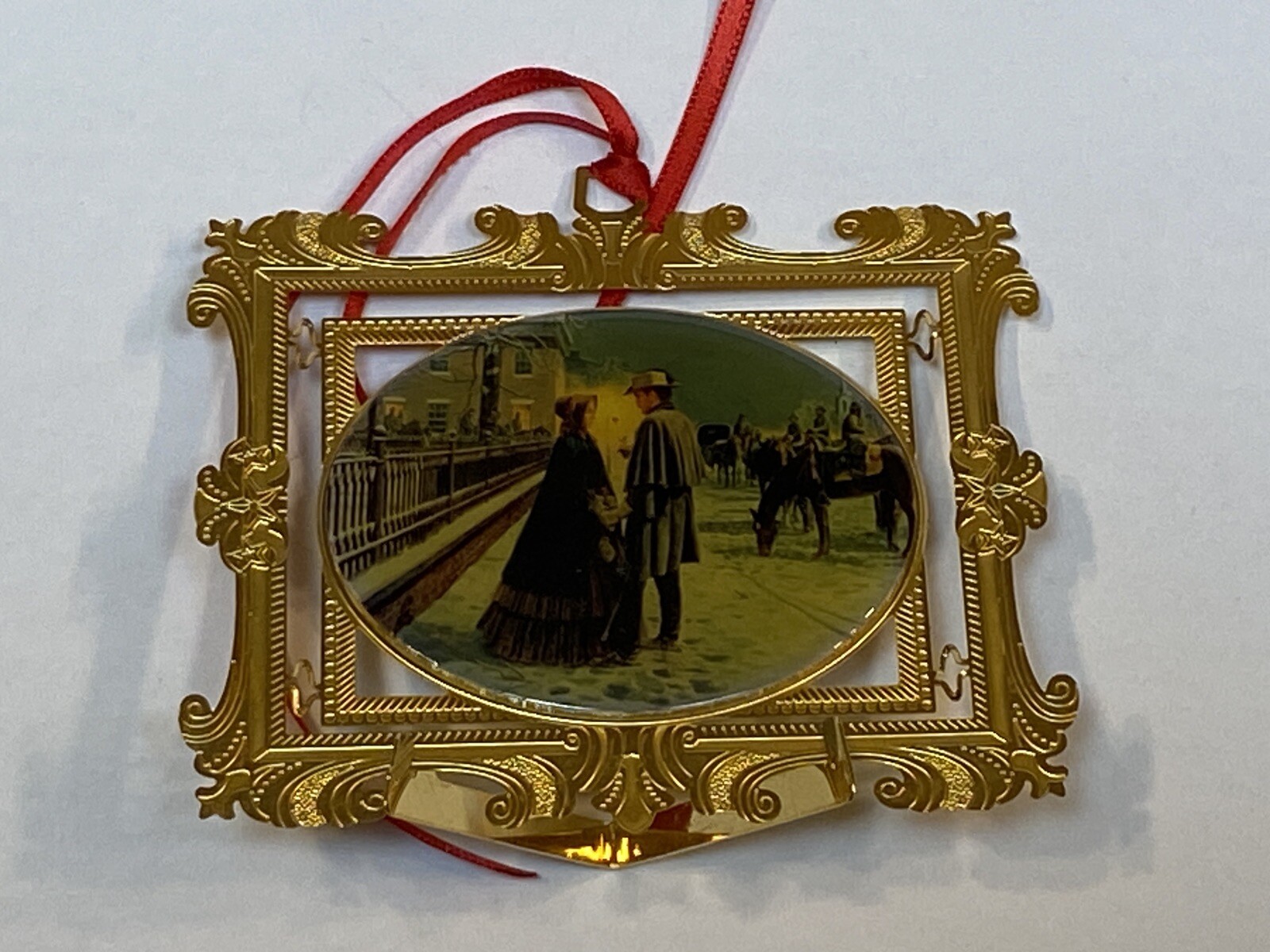 Mort Kunstler Civil War History Soldier Christmas Ornament Remember Me 2001 3"