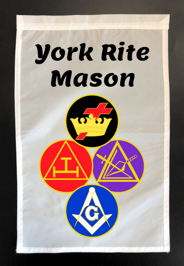 York Rite Garden Flag