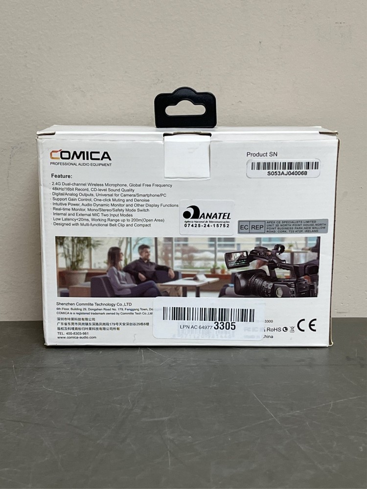 Compact 2.4 GHz Dual Wireless Microphone System (T