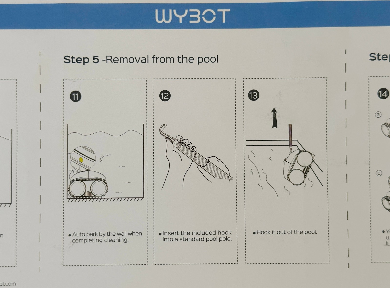 WYBOT C1 Robotic Pool Vacuum for Inground Pools *OPEN BOX - NEW* 150 min Runtime