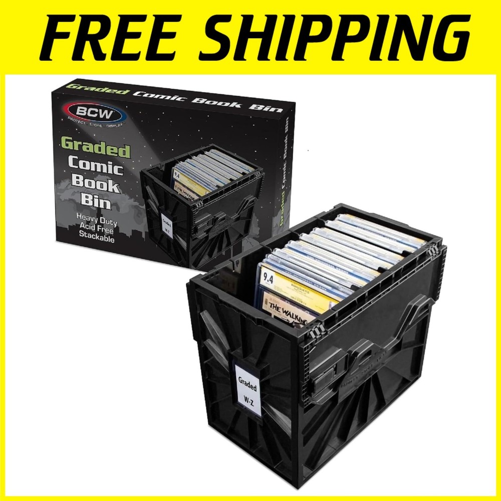 Secure Comic Book Storage Box - Acid-free Plastic