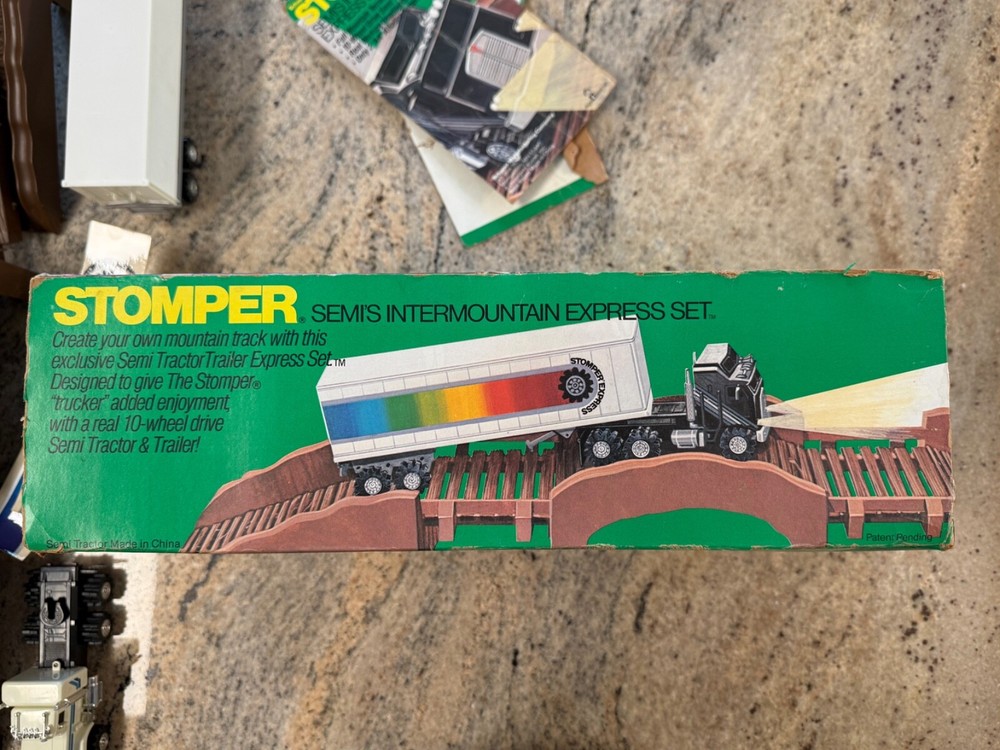 Vintage Shaper Stomper Semi's Intermountain Express Set #792 - Complete
