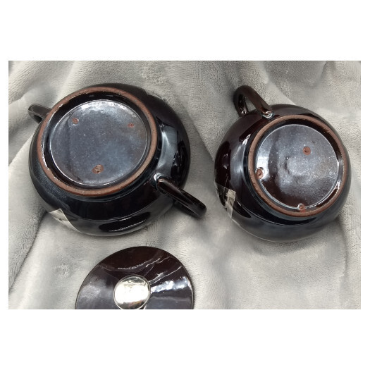 Gibson Silver Overlay Tea Set