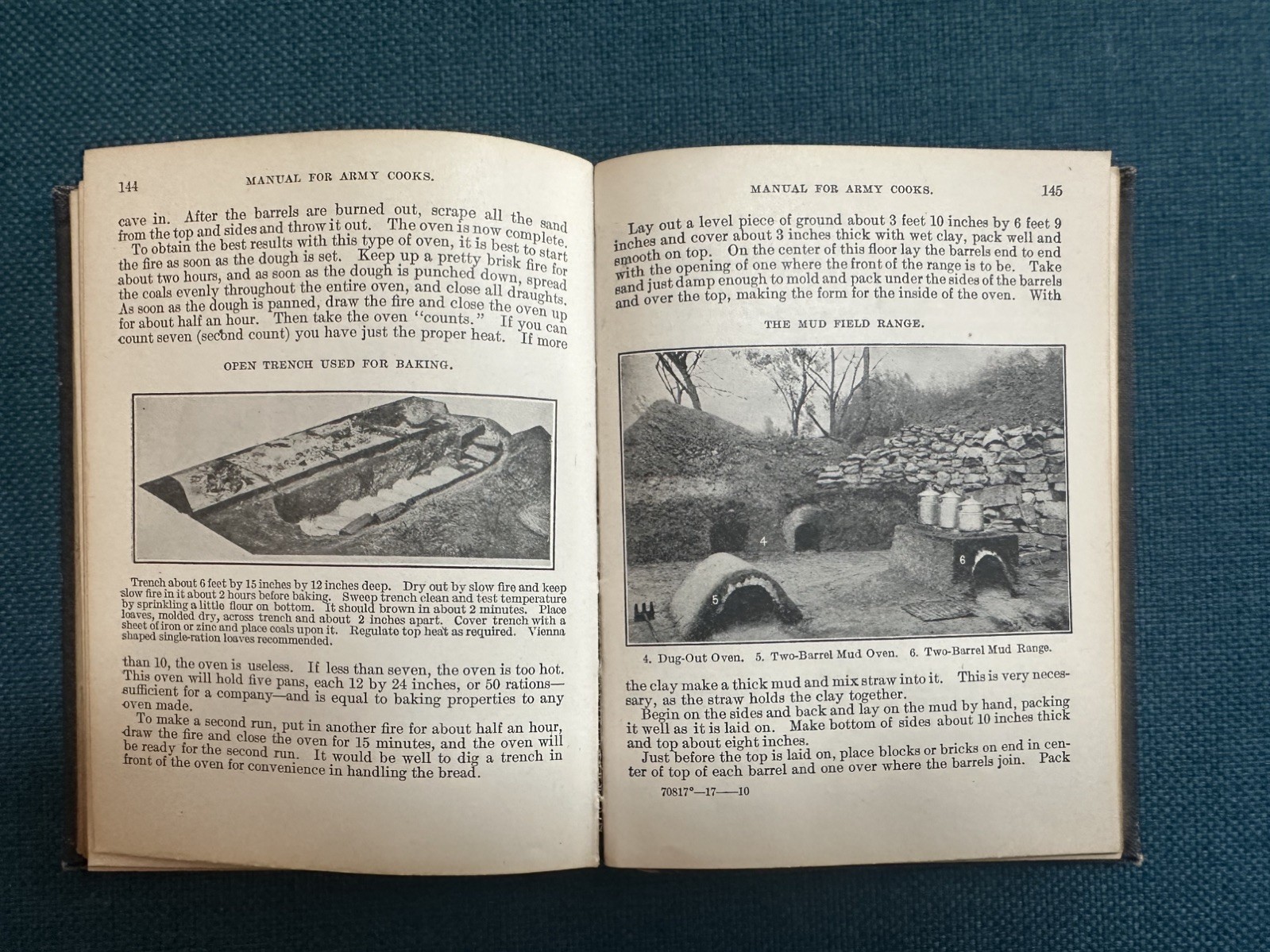 1916 Manual For Army Cooks, War Department, Doc. No: 564, Quartermaster General