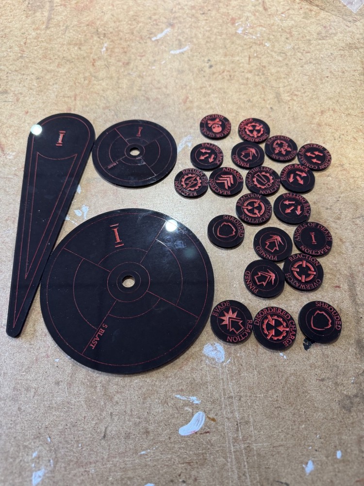 Warhammer - Horus Heresy - Dark Angels template set