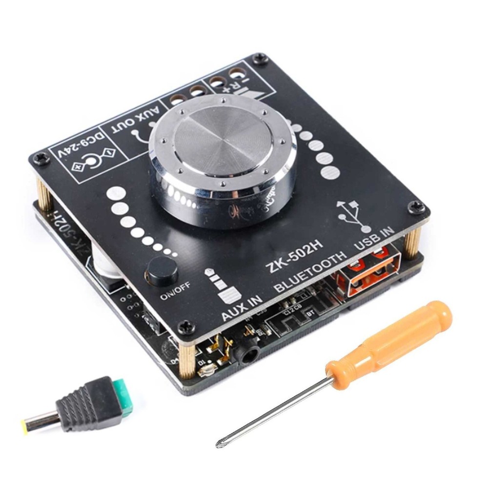 Overvoltage HIFI 2.0 Digital Power Amplifier Board Kits Bluetooth USB