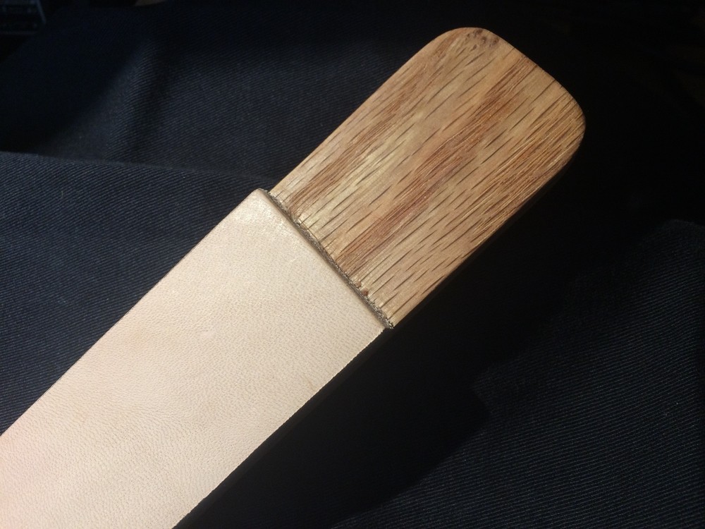 Standard 10" Solid Oak and 10oz Leather Knife and Tool Strop/Sharpener