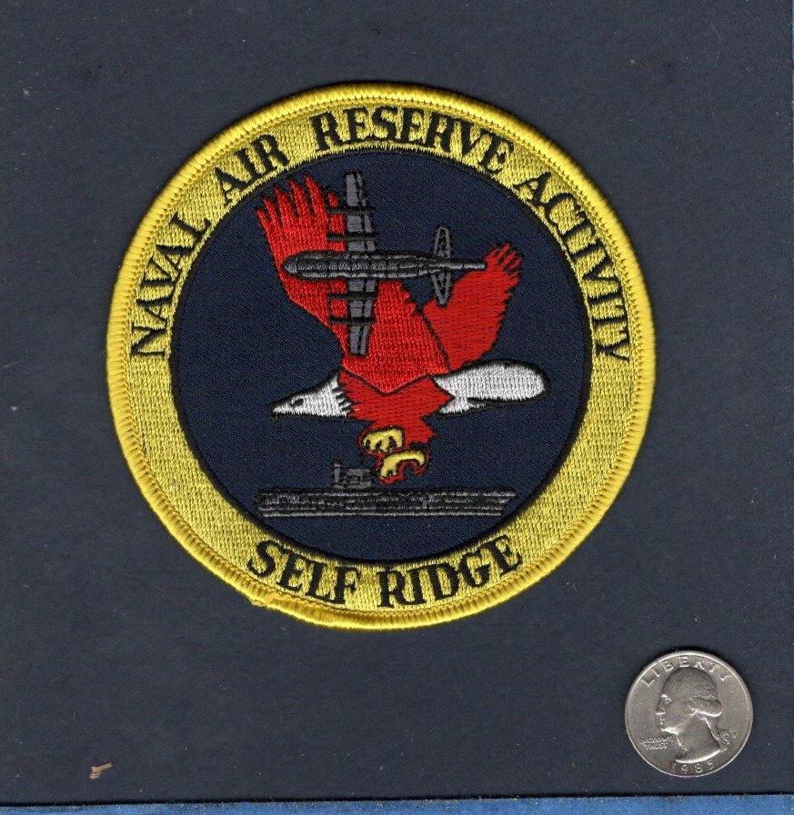NARA Naval Air Reserve Activity SELFRIDGE MI ANGB US Navy Base Squadron Patch