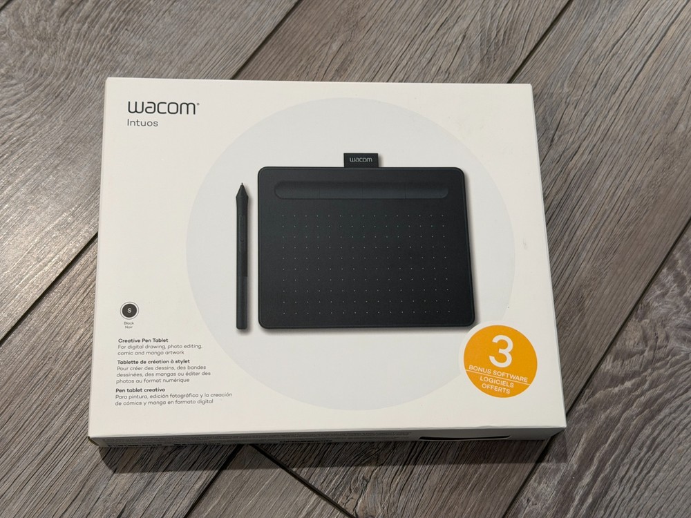 Wacom Intuos CTL-4100 Creative Drawing Tablet Black - OPEN BOX