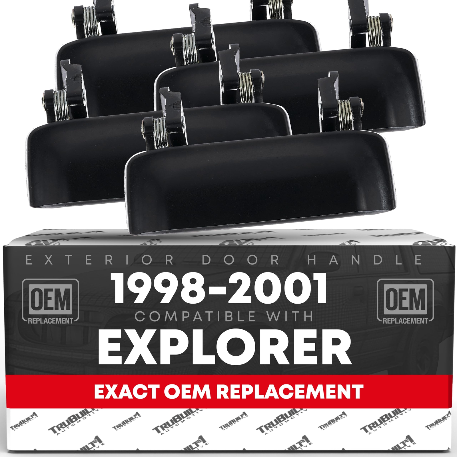 Exterior Door Handle 4-Set for 98-01 Explorer & Mountaineer, 2L2Z7822404AAPTM