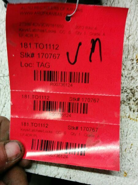 RAV 4 2012 Keys/Latches/Locks 736124