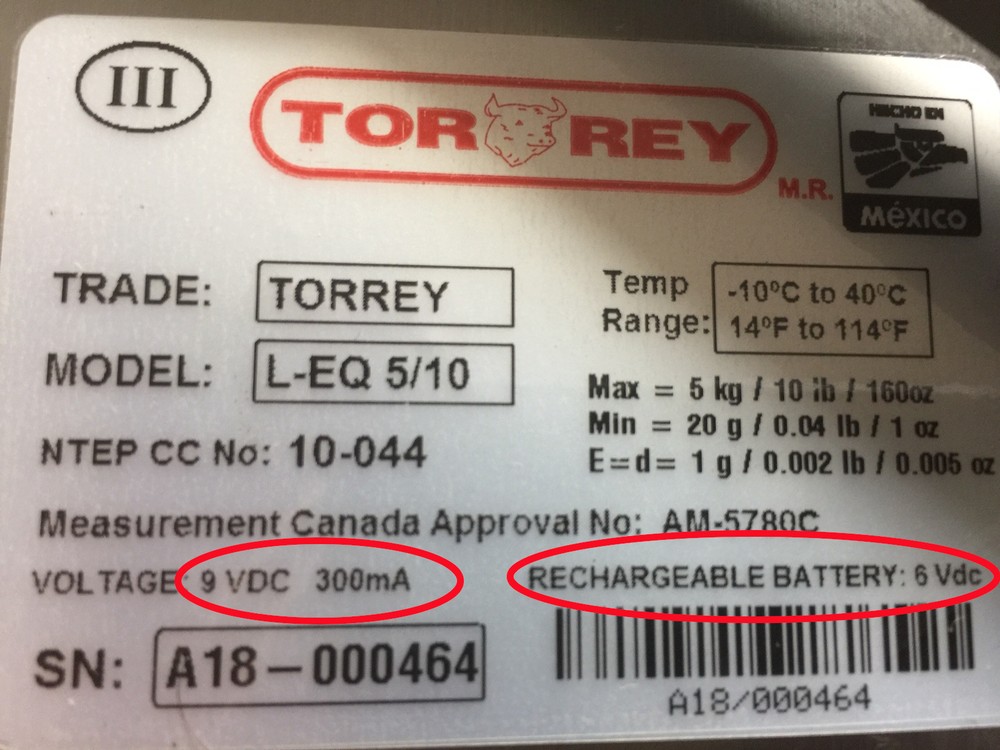 Tor-rey Replacement Ac Adapter - 9 Volt (21900706)