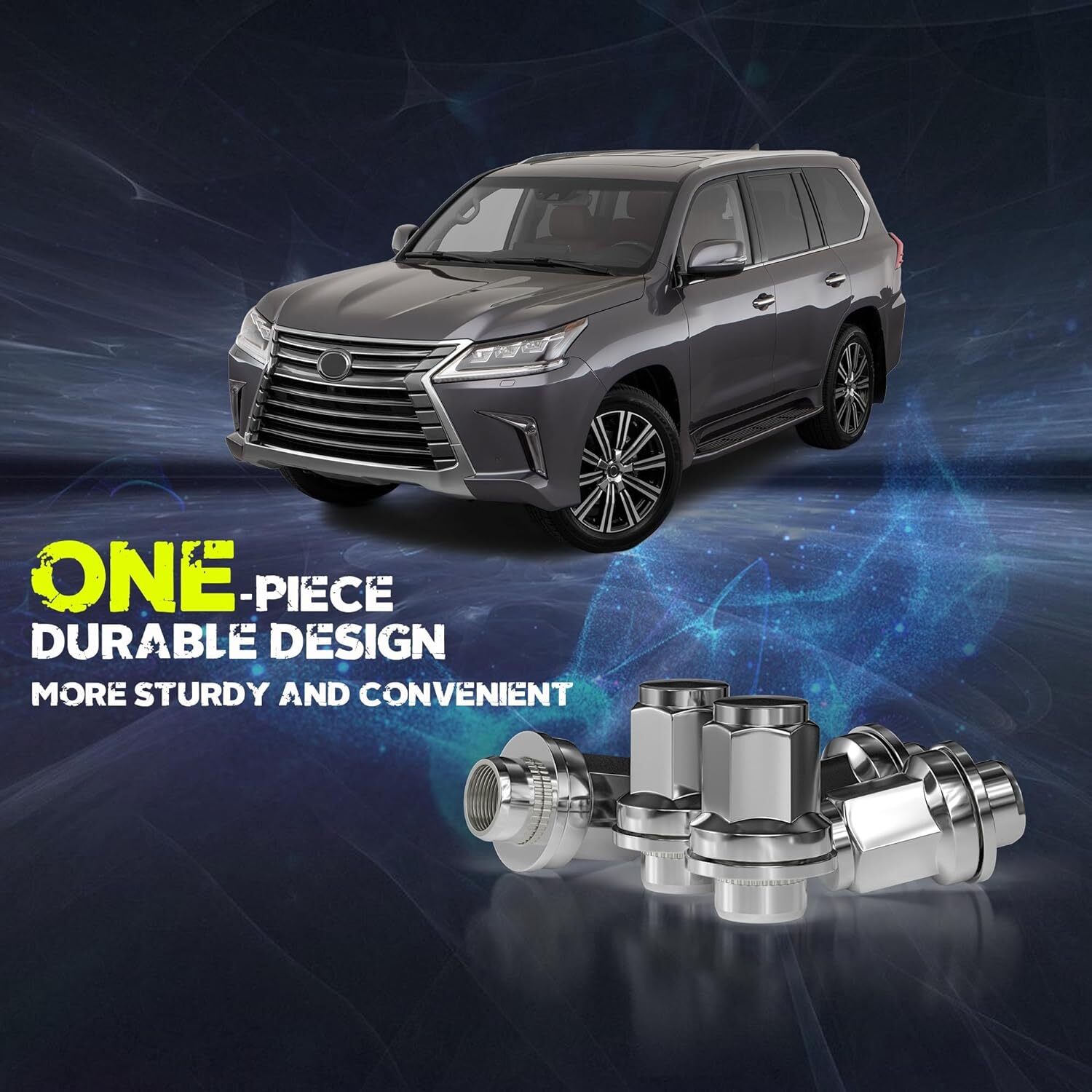 20x Chrome Toyota Lexus OEM Factory Lug Nuts M14x1.5 Fit Tundra Sequoia LX LS LC