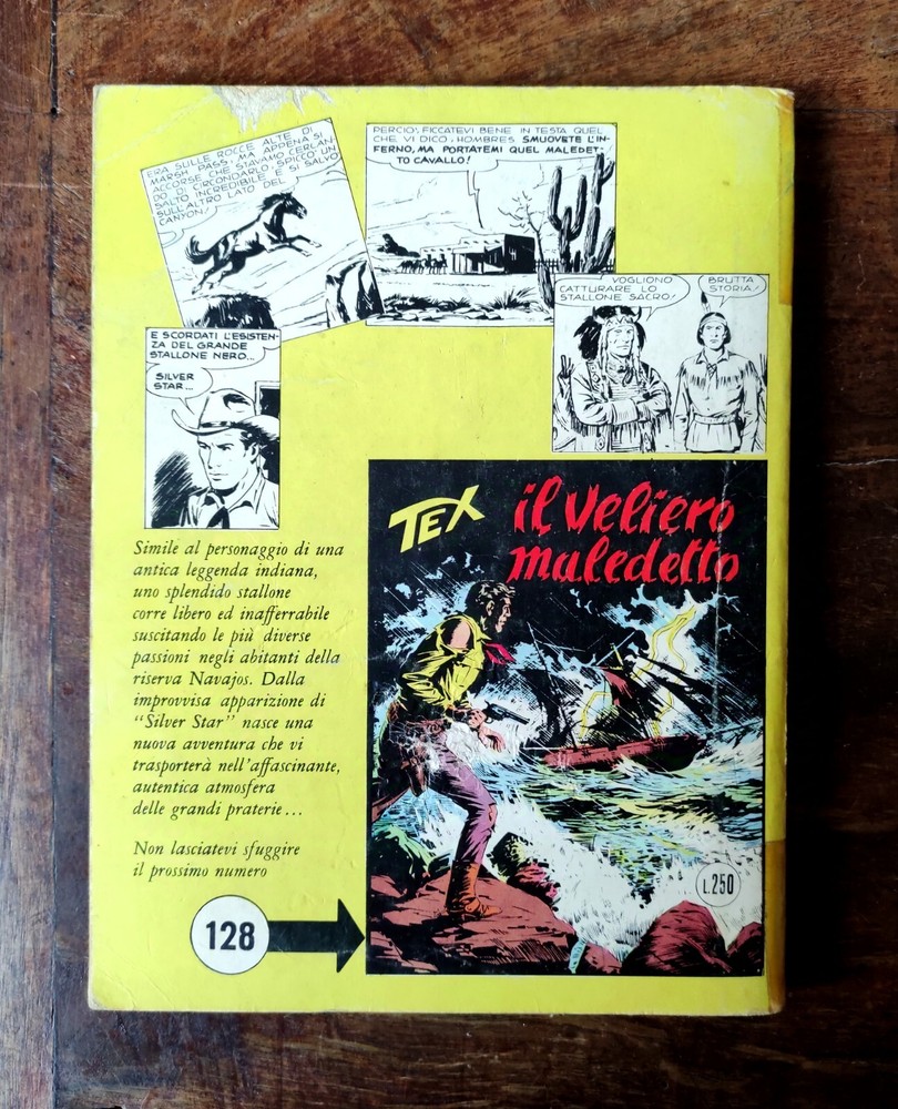 TEX Comic No. 127 BLACK MAGIC 1971 Sergio Bonelli LIVED + Read Description
