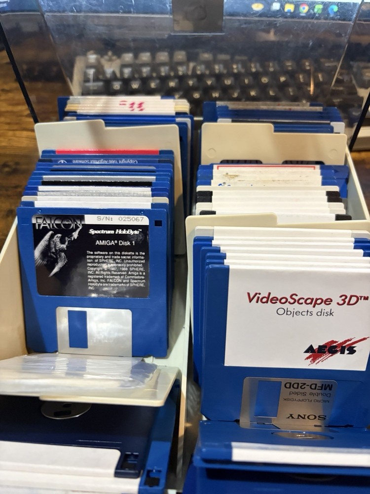 Massive Amiga Floppy Disk Lot 2- Some Games, Tons Of Utilities. Untested