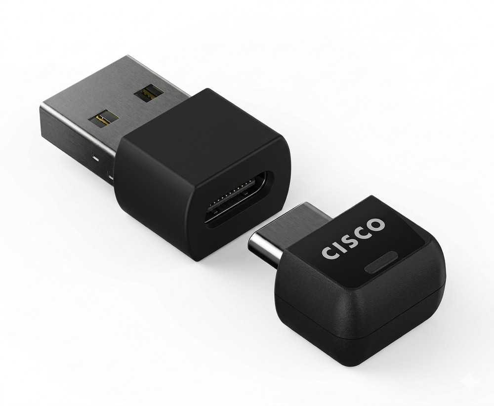Cisco USB-C Wireless Bluetooth Adapter with USB-A Converter | HS-WL-ADPT-USBC