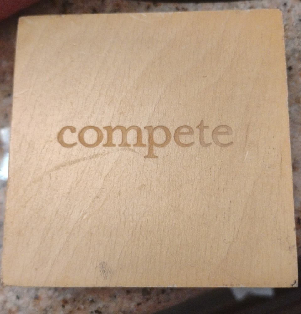 Compete Compass In Wood Box