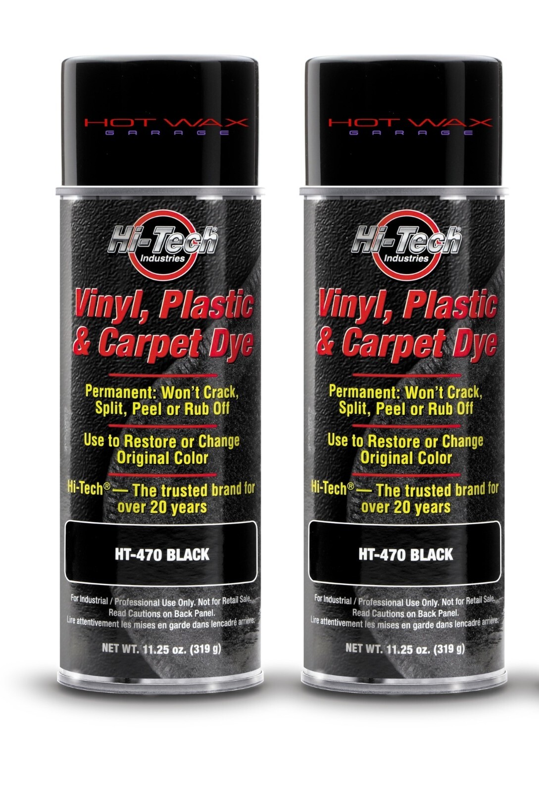 Hi-Tech Vinyl, Plastic & Carpet Dye – Black HT-470 (2 Pack) ***Free Shipping***