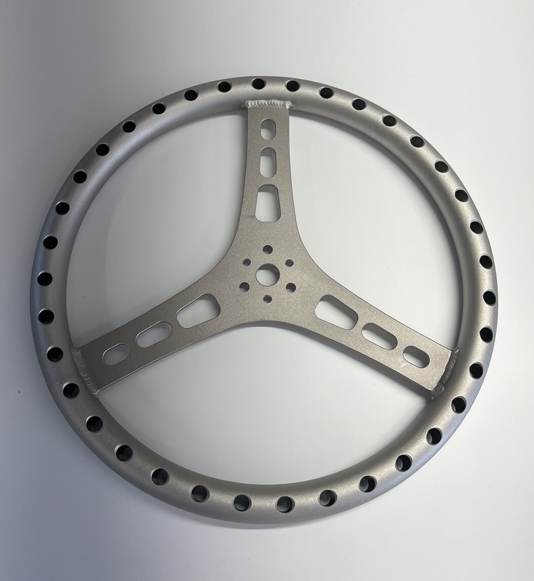 15" Lightweight Flat Aluminum Steering Wheel – IMCA Ump Circle Track Race Car