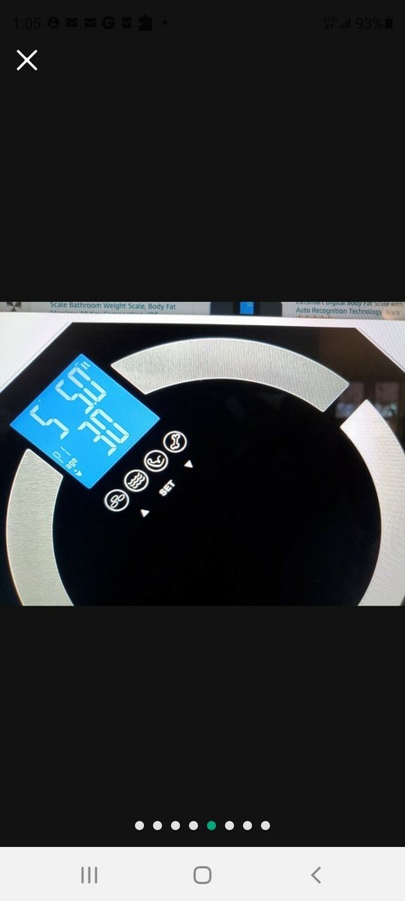 Digital bathroom scale glass