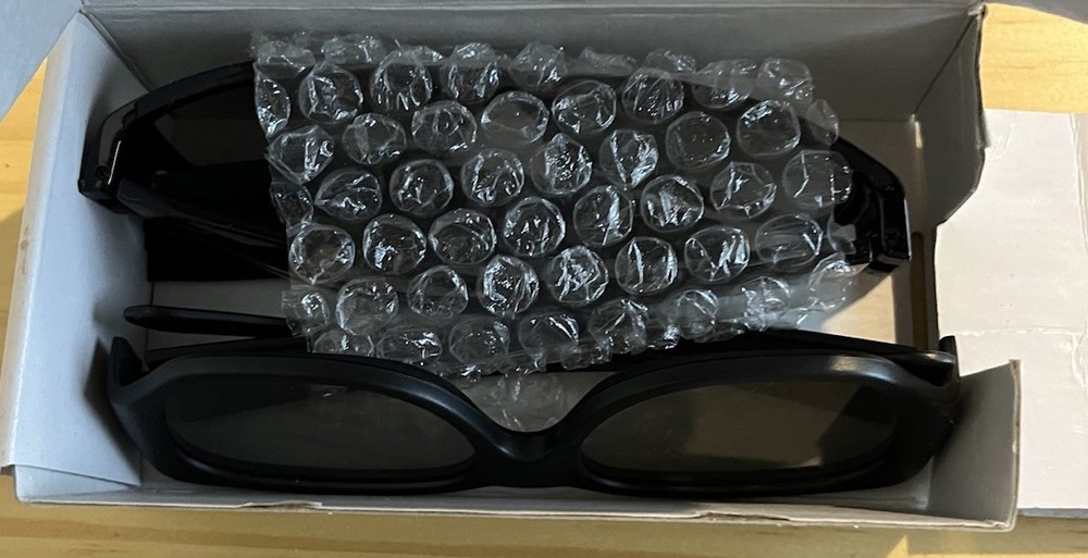 (2) Pair Authentic Vizio 3D Theater Glasses