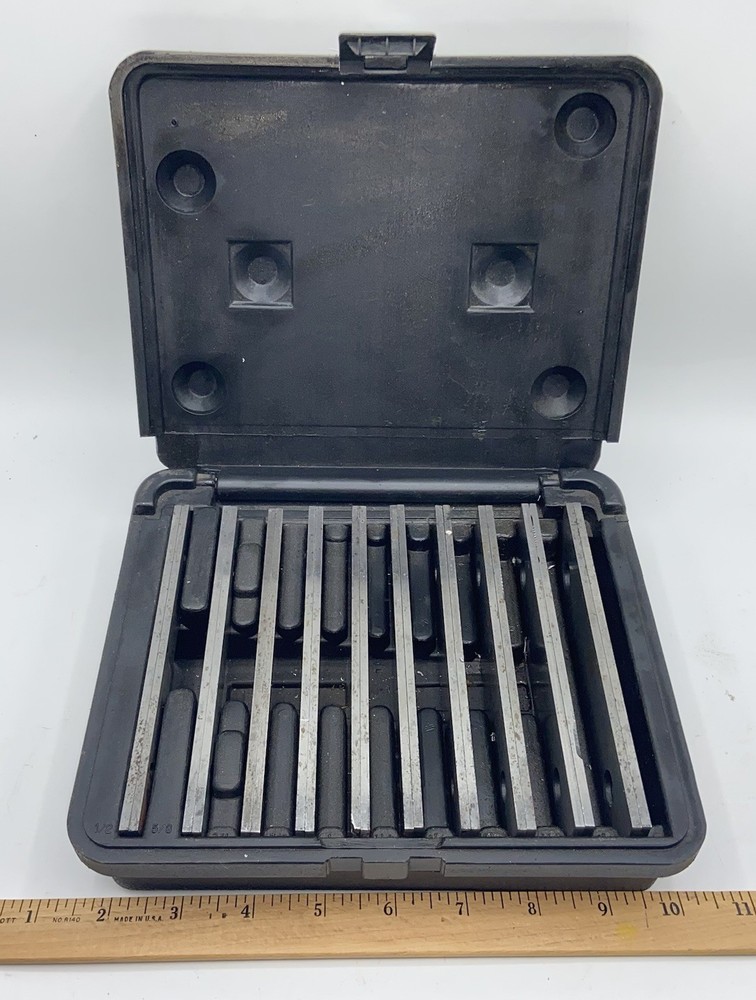 Parallel Set 1/8″ Thick Precision (10 Pair, 6″ Long) 1/2” To 1 5/8”