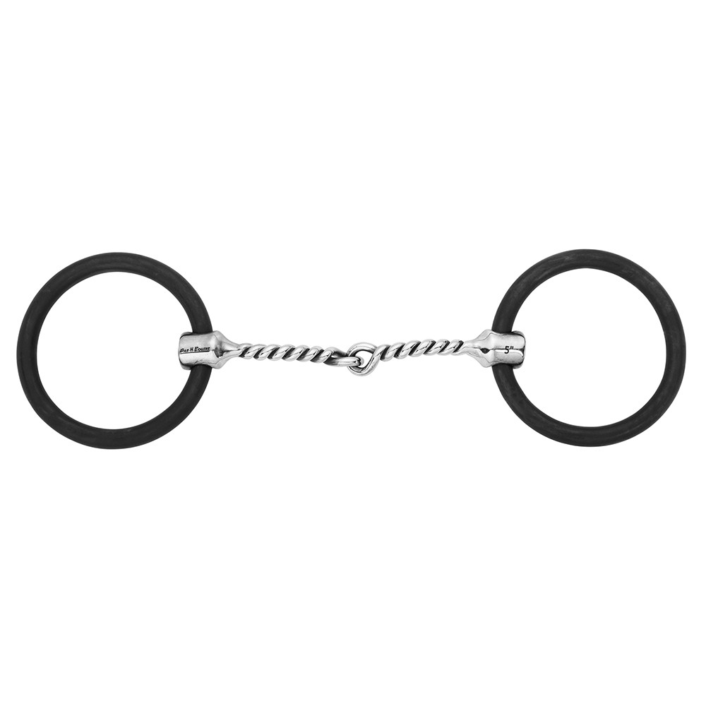 HILASON Weighted O Ring Twisted Wire Snaffle Bit with Stainless Steel | Horse