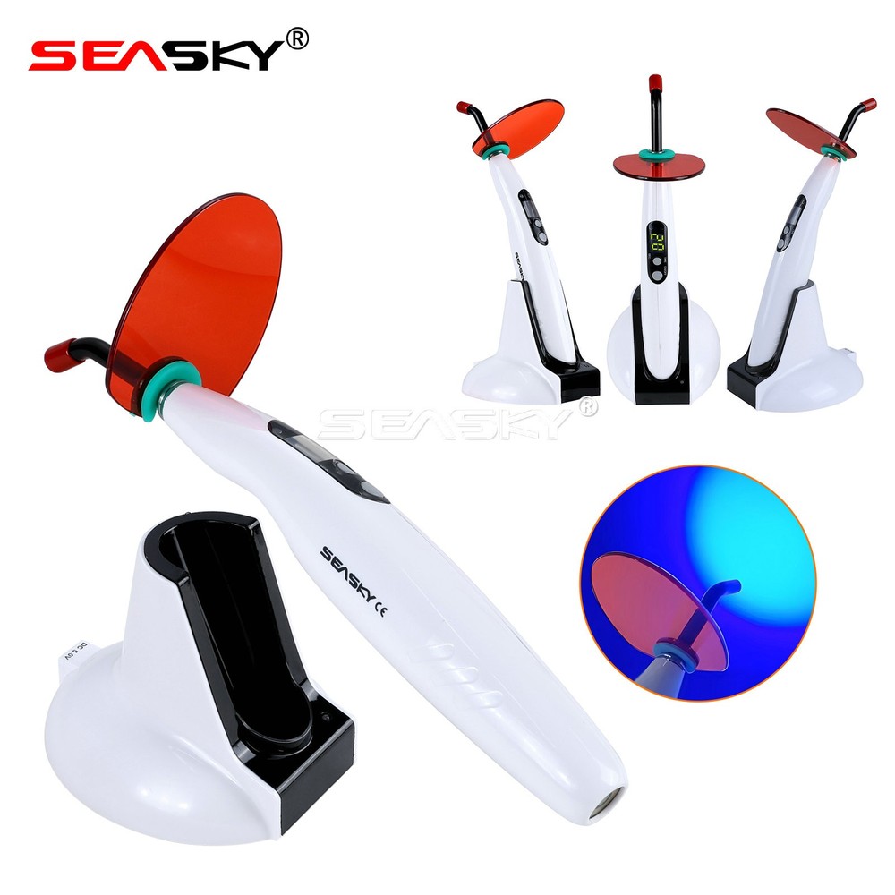 LED-B Dental Curing Light Lab Lamp Wireless 5 Second Cure 1500mw