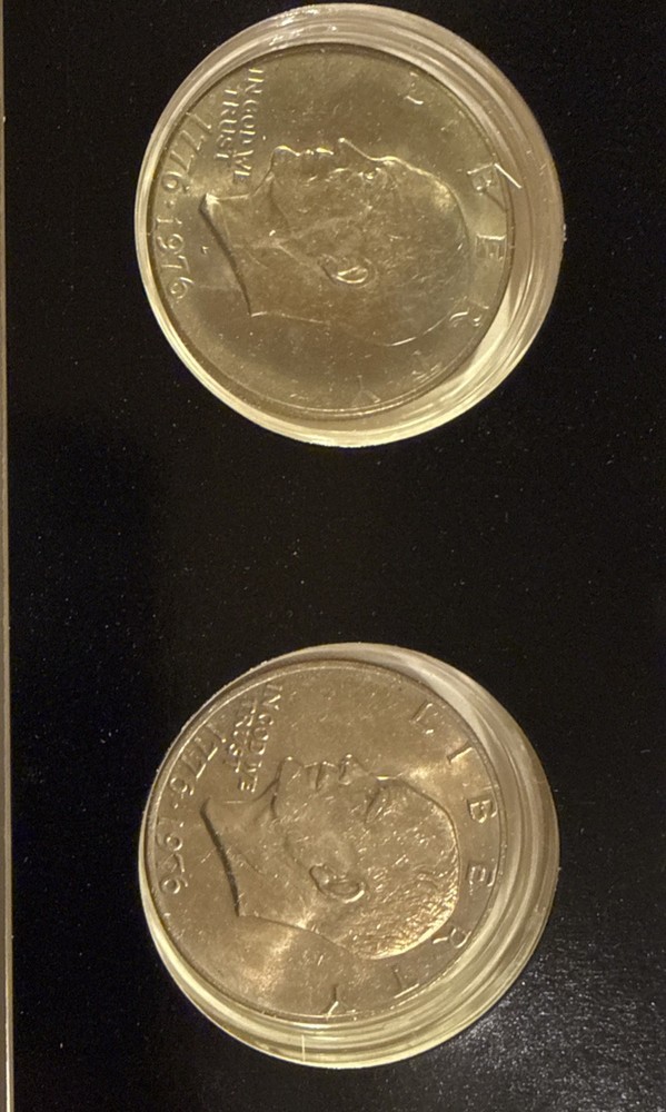 1972 Eisenhower Dollar Collection- Morgan Mint - Black Holder