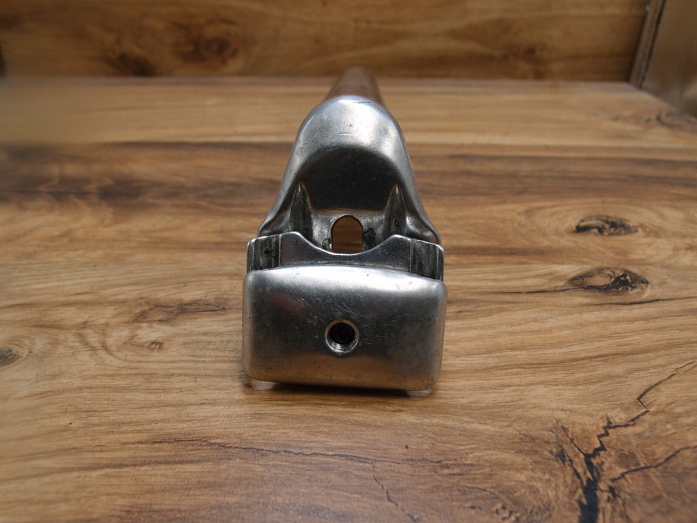 MTB silver plain seatpost 30.2 mm