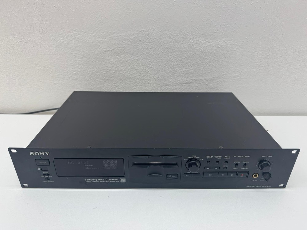 Sony MiniDisc Deck Professional Recorder Player MDS-E55 19” Rack Used