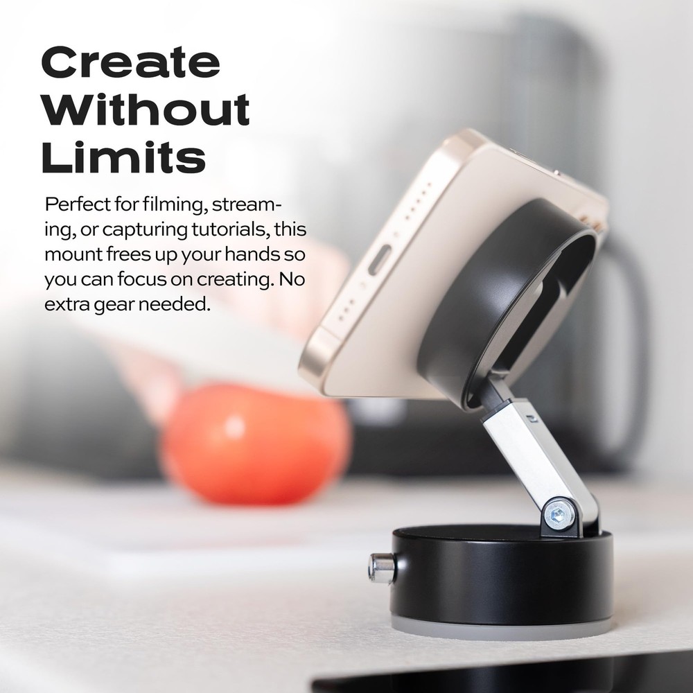 Statik HyperMount® Vacuum Phone Mount - Magnetic Holder, Compact