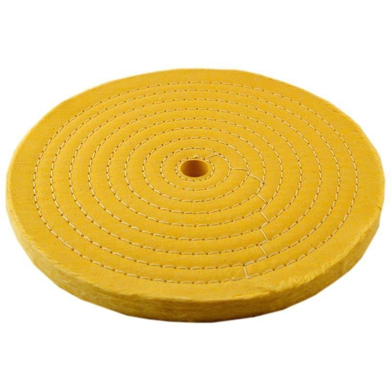 10" Diameter Yellow Treated Buffing Wheel