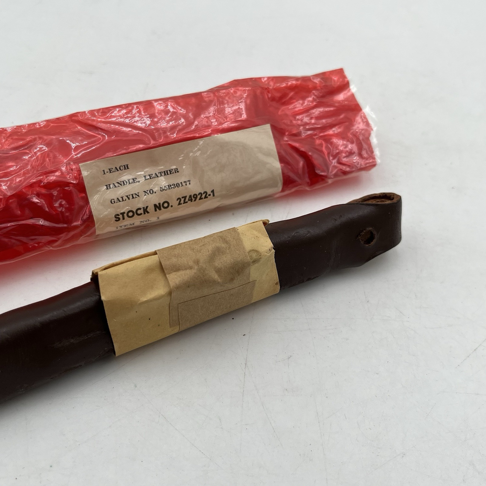 Machinist Tool Chest Box REPLACEMENT LEATHER HANDLE Antique VTG NOS 1945 WW2 New