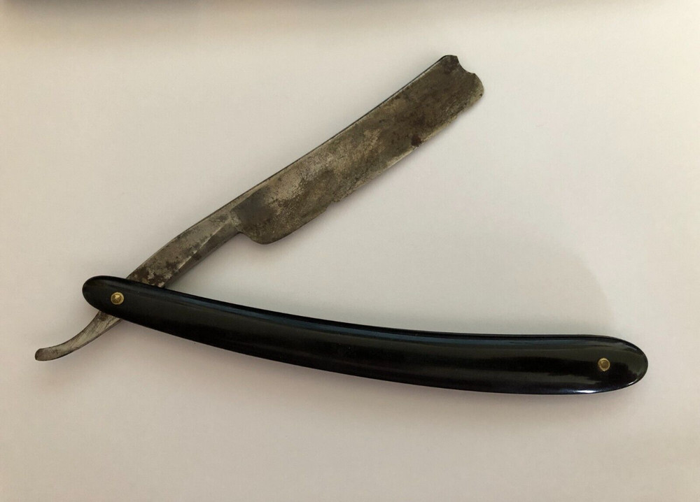3 items Antique Mfd. schmidt Bros. leather sharpens dullest razor, 1918 stropper