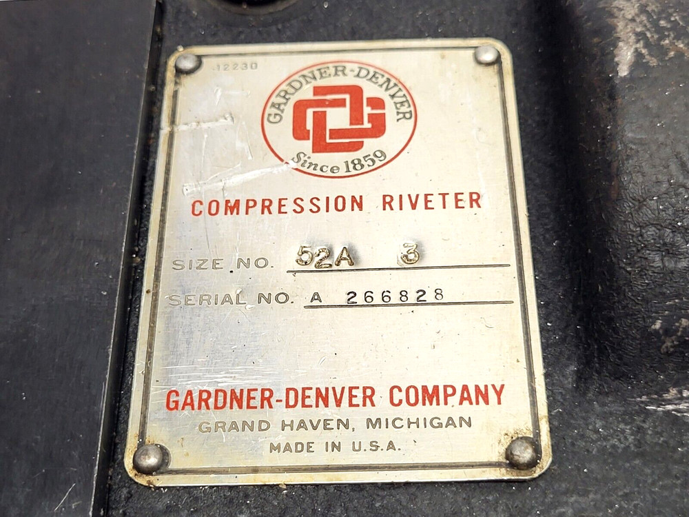 Gardner Denver 52A-3 Compression Riveter