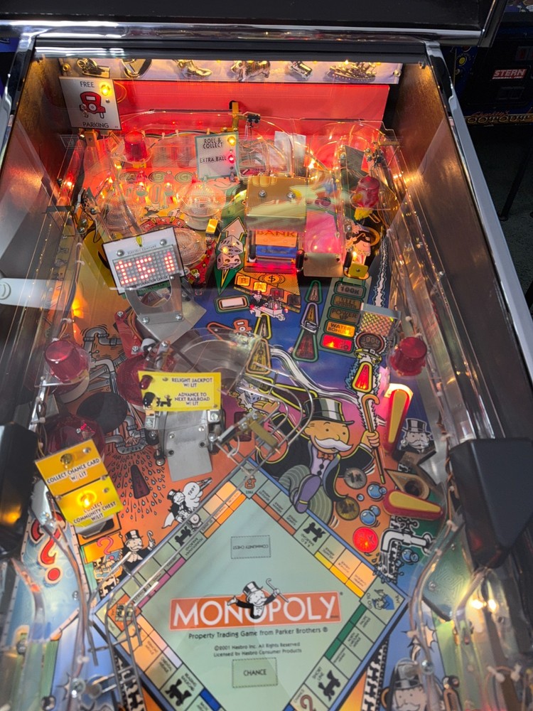 Platinum Edition Monopoly Pinball Machine