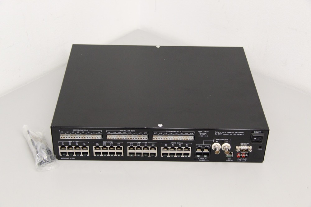 New Open Box Aiphone AX-248C Central Exchange Unit AX Series Security Systems