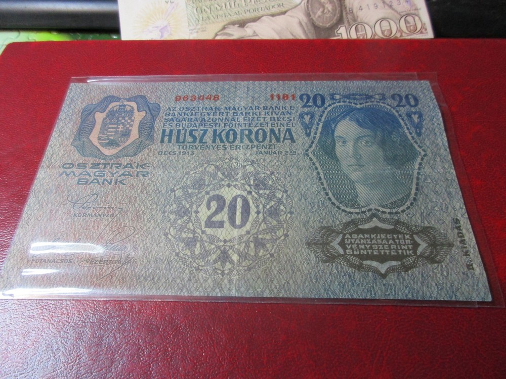 Austria Hungary - 1913 20 Kronen Note