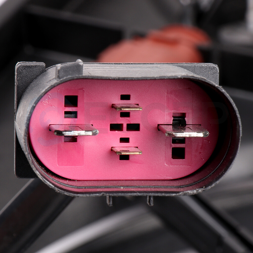 Radiator Condenser Cooling Fan Assembly For 2009 2010-2013 Volkswagen Jetta