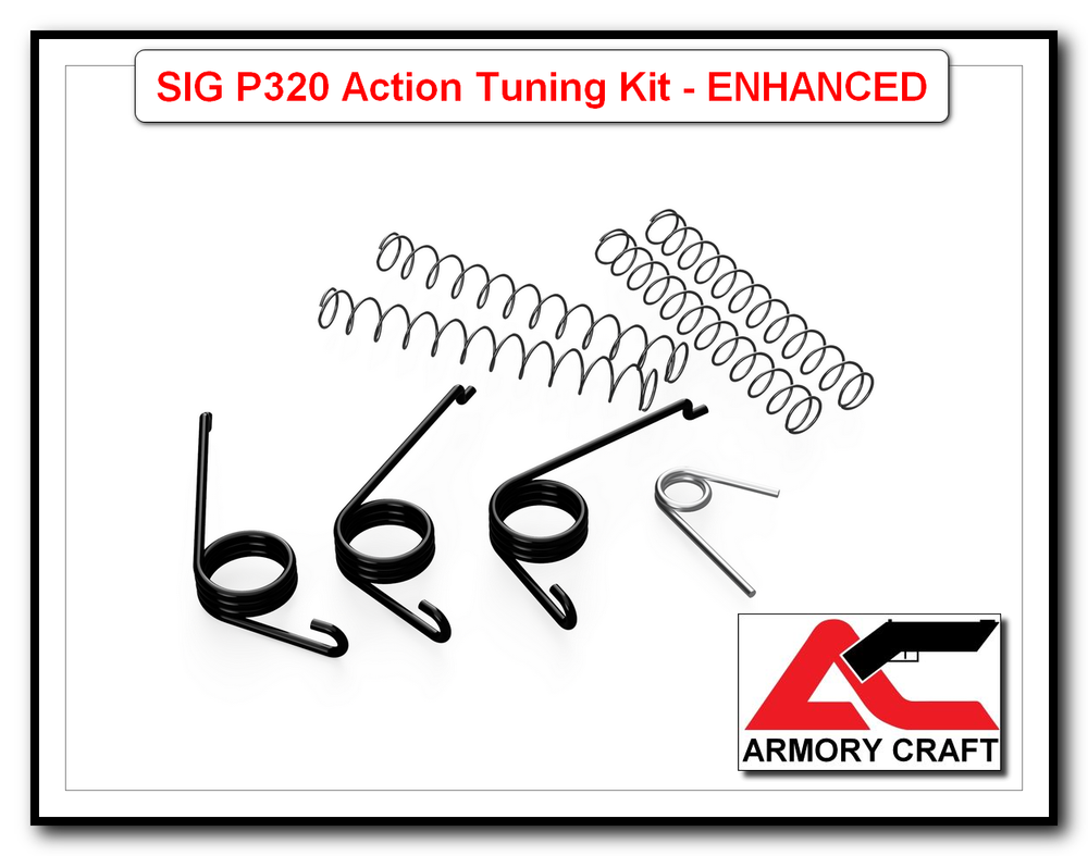 Armory Craft - Sig Sauer P320 Action / Trigger Pull Reduction Spring Tuning Kit